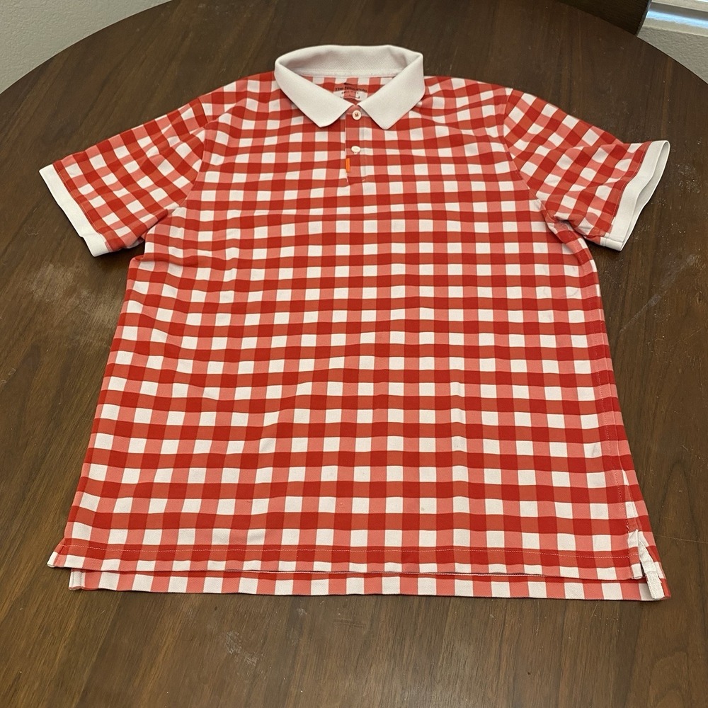 Nike Dri-FIT Victory Men's Printed Polo Red White Size LARGE DH0650-657 - Picture 2 of 14